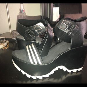 Zara Flatform Sandal Heels